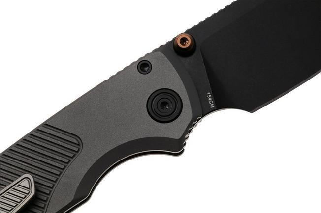 Bild für Vosteed Porcupine TiSlim A4804 Blackwashed 154CM, Dim Gray Titanium, Taschenmesser, Yue Dong Design