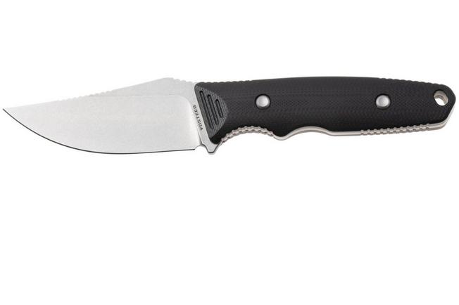 Afbeelding voor Vosteed H-Back D0404 Stonewashed Nitro-V, Black G10, vaststaand mes