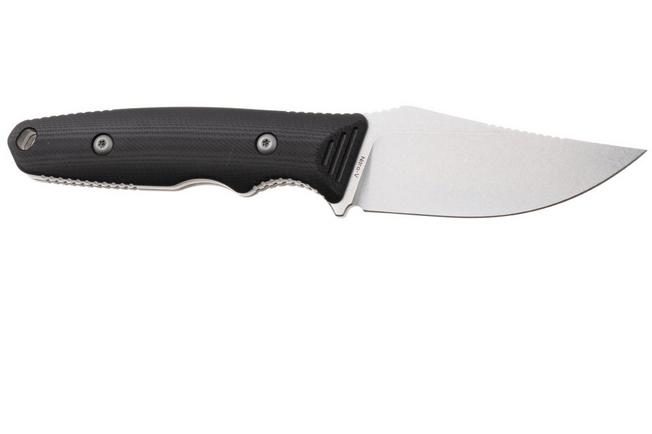 Afbeelding voor Vosteed H-Back D0404 Stonewashed Nitro-V, Black G10, vaststaand mes