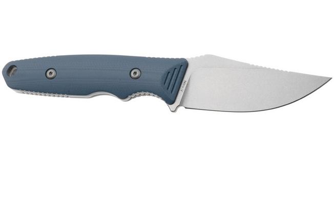 Afbeelding voor Vosteed H-Back D0405 Stonewashed Nitro-V, Blue G10, vaststaand mes