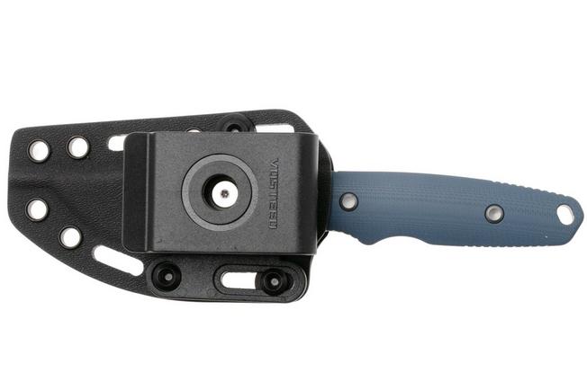 Afbeelding voor Vosteed H-Back D0405 Stonewashed Nitro-V, Blue G10, vaststaand mes