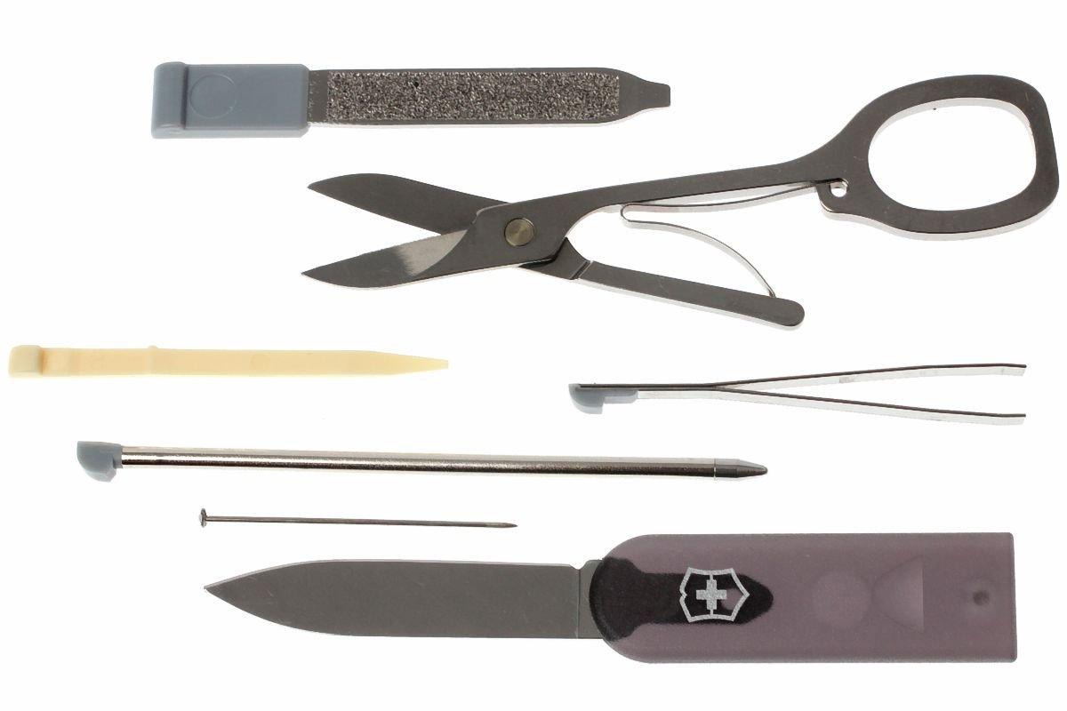 thumbnail image 2 of Victorinox Swiss Army SwissCard – Black Translucent, 35793, Ultra-Slim Multi-Tool Card 2 of 5