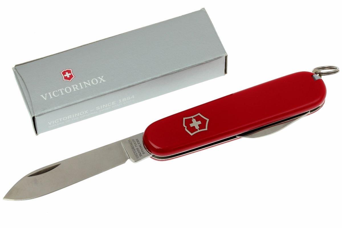 Coltellino svizzero medio Victorinox Bantam Red 0.2300.B1 con 8 funzioni  Comprese pinzette, portachiavi e apriscatole