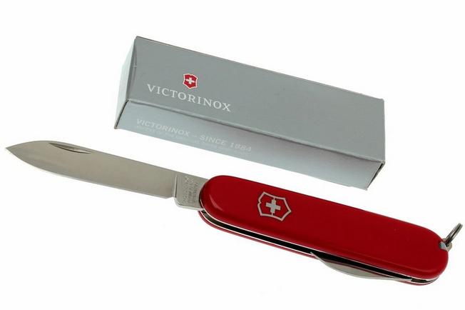 Couteau suisse classique Victorinox en acier avec porte-clés, rouge