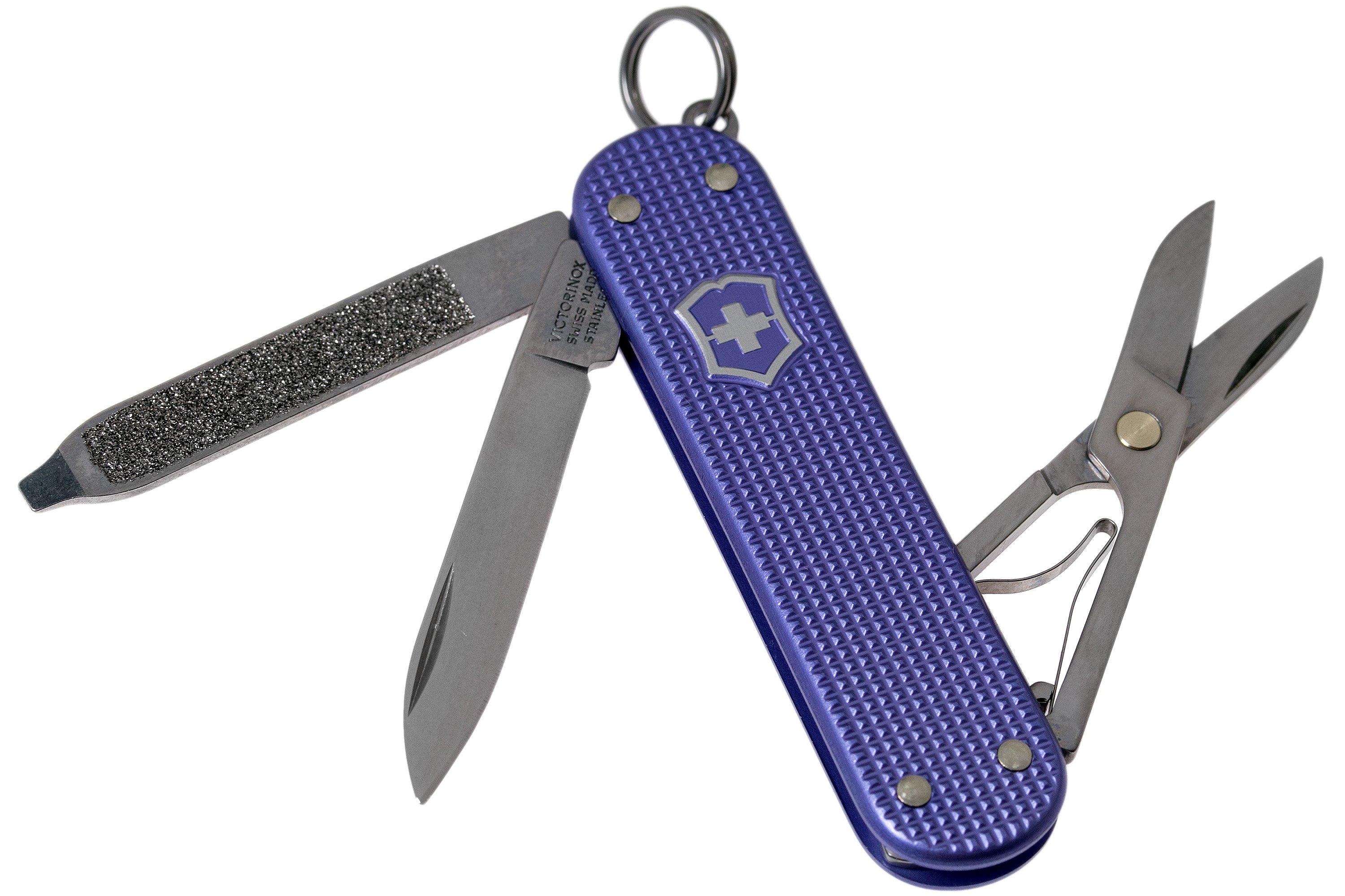 Victorinox Classic SD Alox Navaja multiusos de aluminio rojo con 5  funciones 