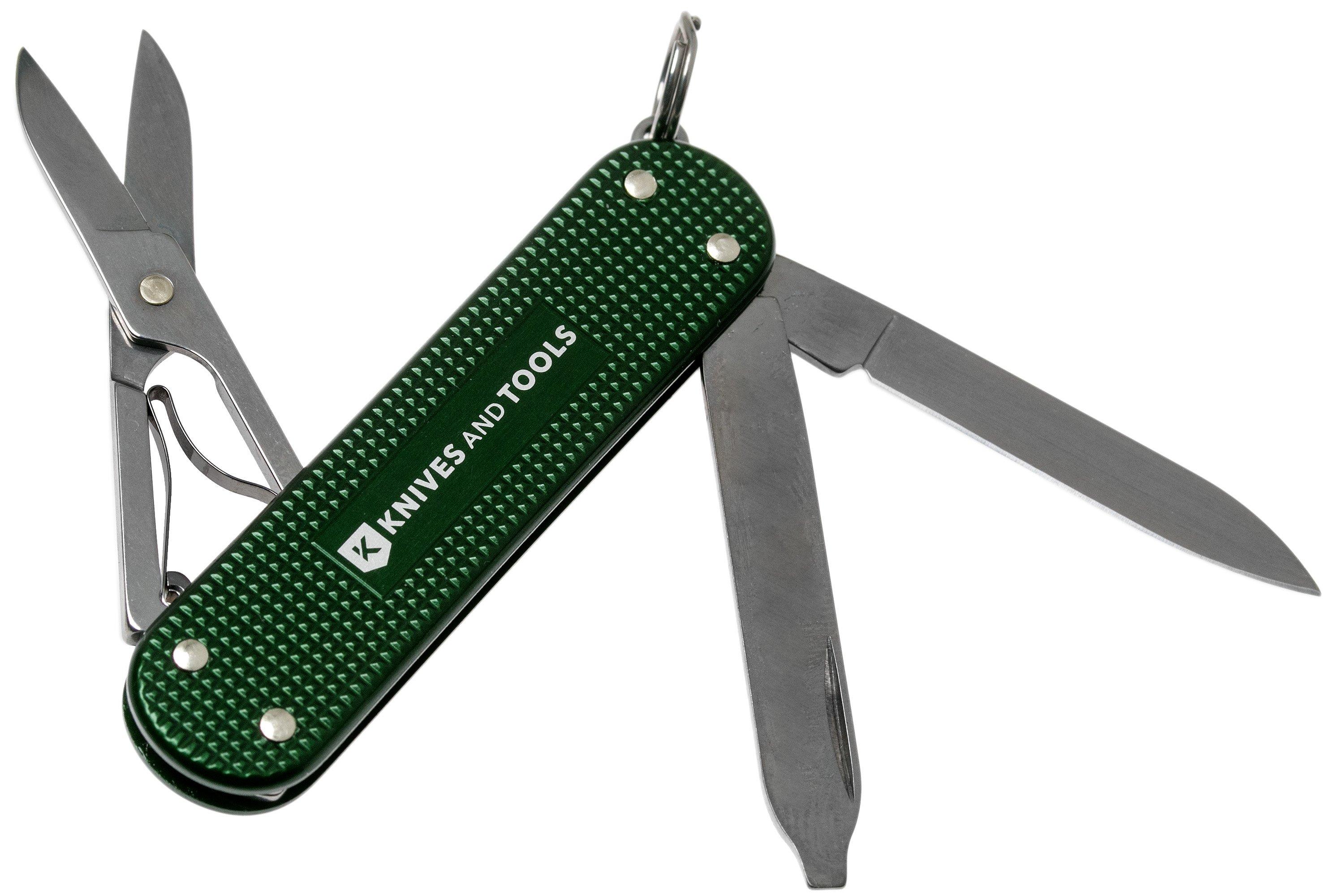 Swiss army discount knife alox green