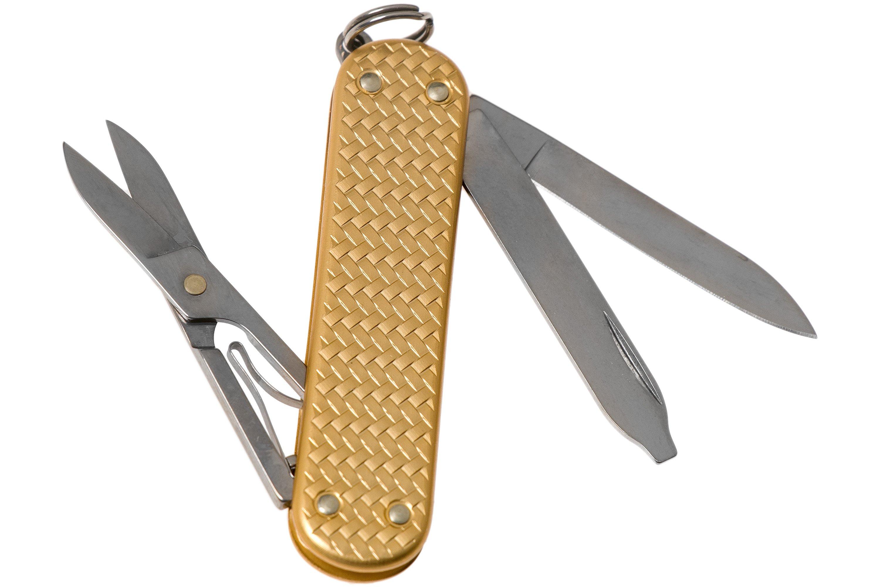 VICTORINOX Navaja Pequeña Classic Precious Alox Café