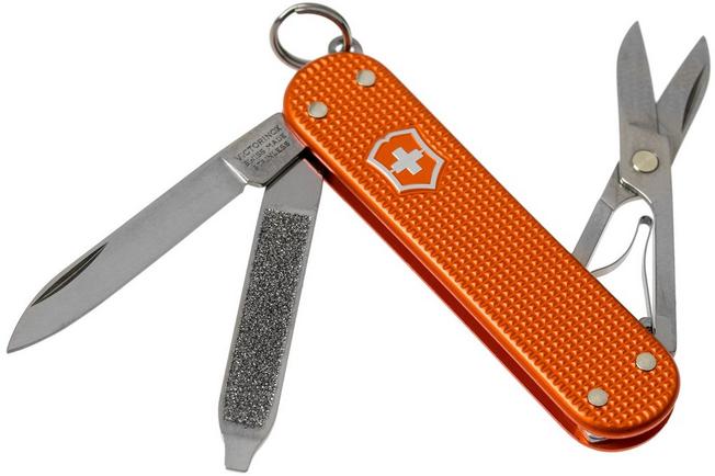 Victorinox Classic Alox Tiger Orange Limited Edition 2021 0.6221.L21 Swiss pocket knife Advantageously shopping at Knivesandtools