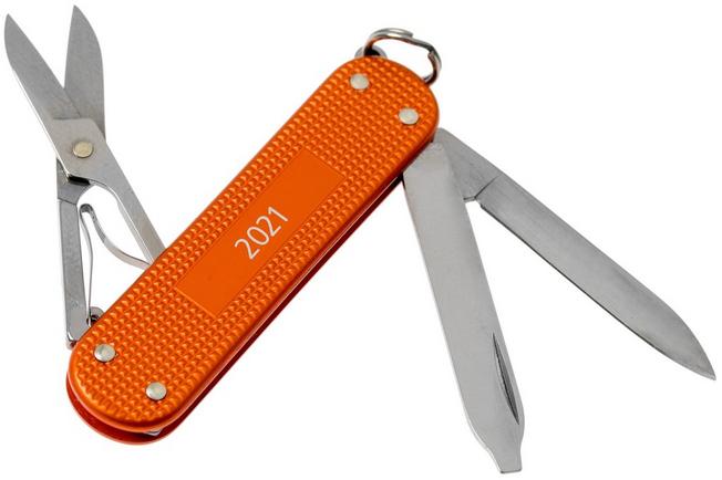 Victorinox Swiss Army 2 Alox Swiss Army Pocket Knife, Medium, Multi Tool, 2  Functions, Large Blade