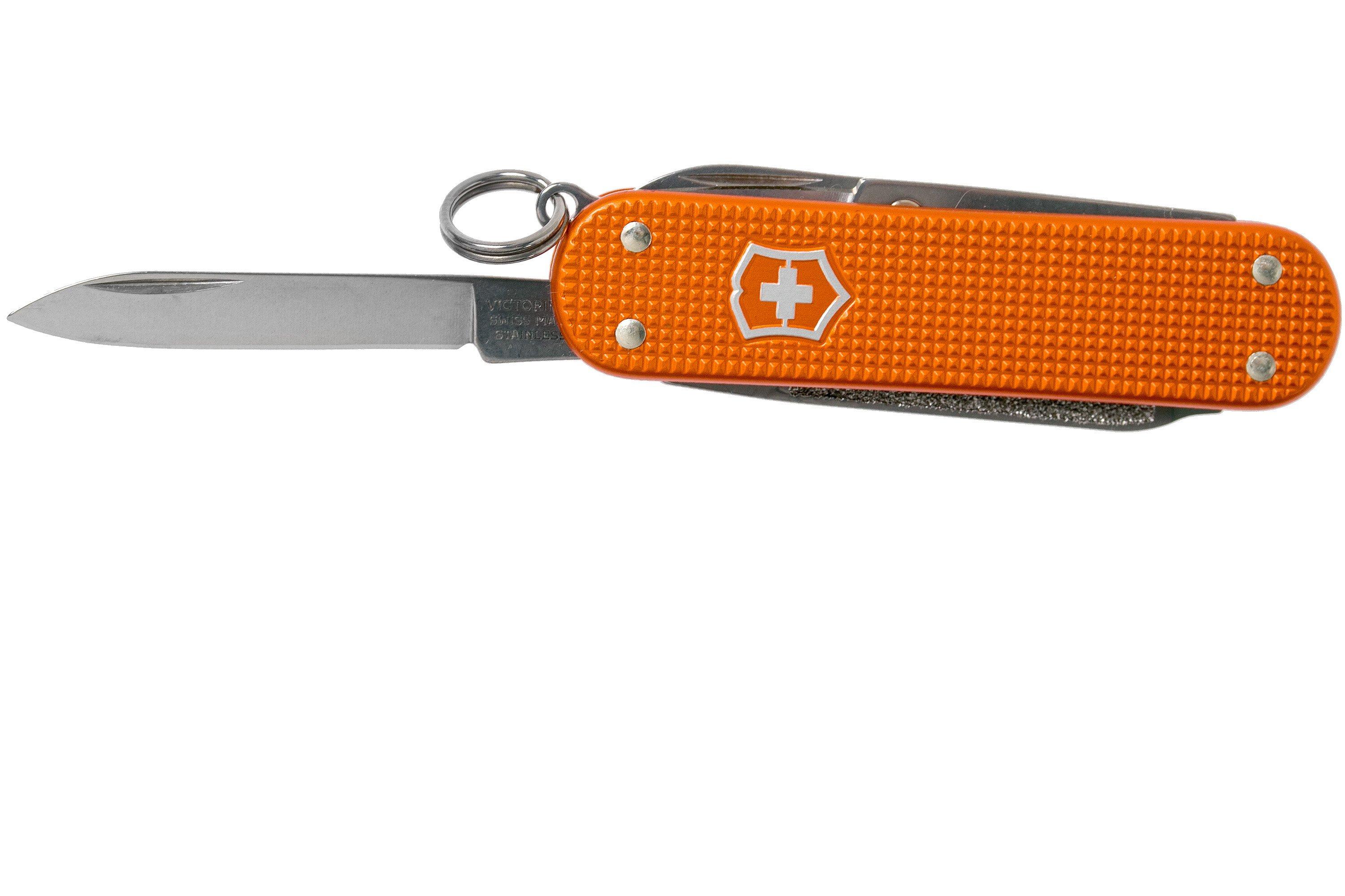 Lot de 2 couteaux d'office crantés SwissClassic 8 cm - orange, Victorinox