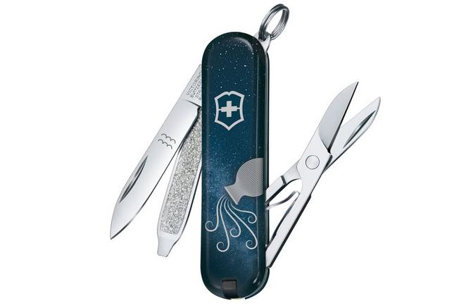 Image for Victorinox Classic SD Zodiac Signs 2026, Aquarius 0.6223.2AQU Swiss Army Knife