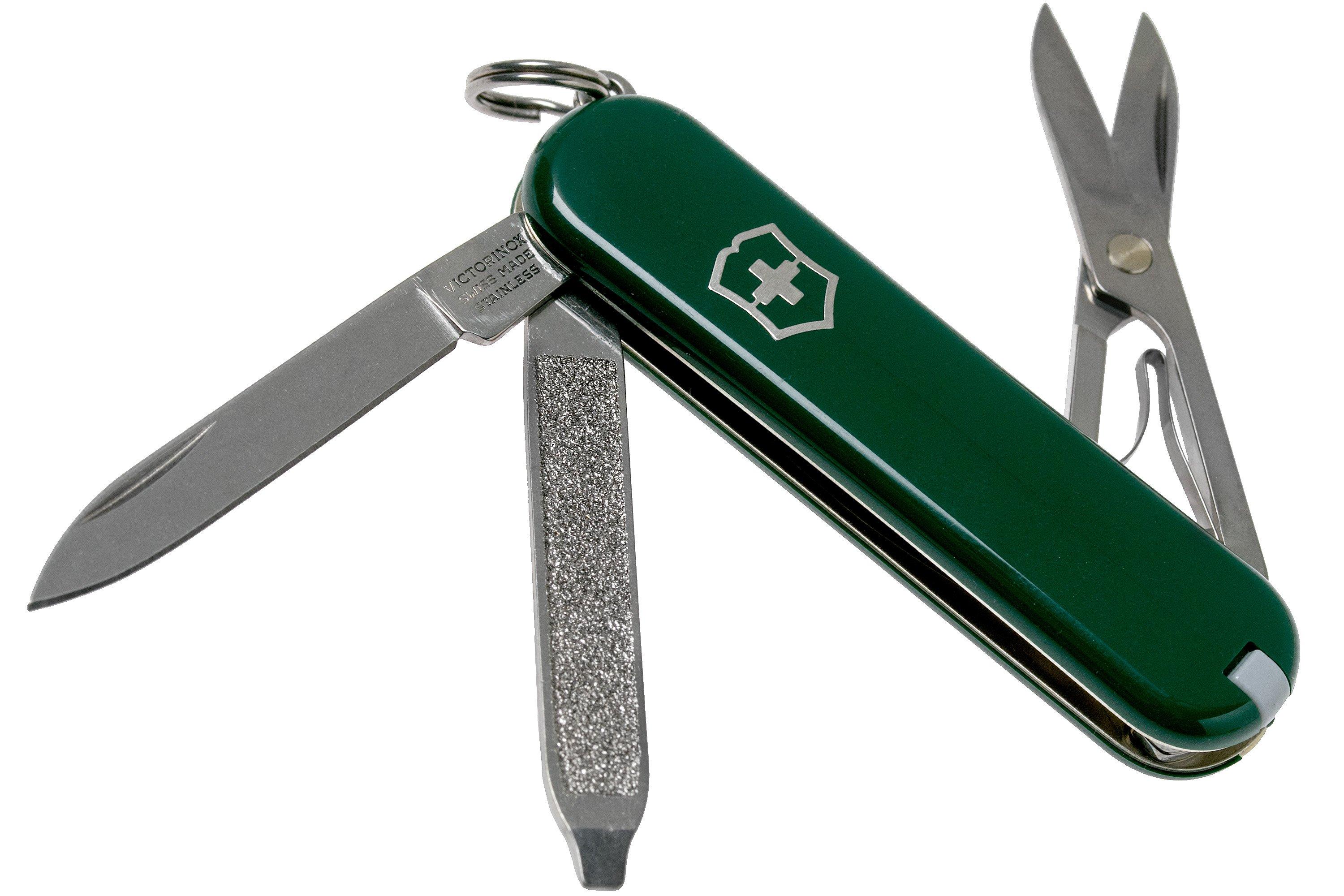 Couteau d'office 4 lame droite vert Victorinox