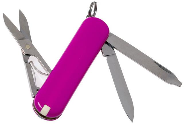Victorinox Pink Camo Classic SD Swiss Army Knife at Swiss Knife Shop