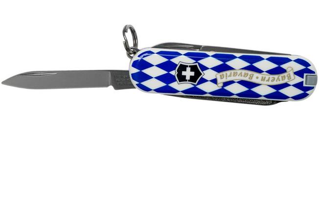 Navaja suiza Victorinox Classic SD de 58 mm, navaja de bolsillo pequeña de  7 funciones