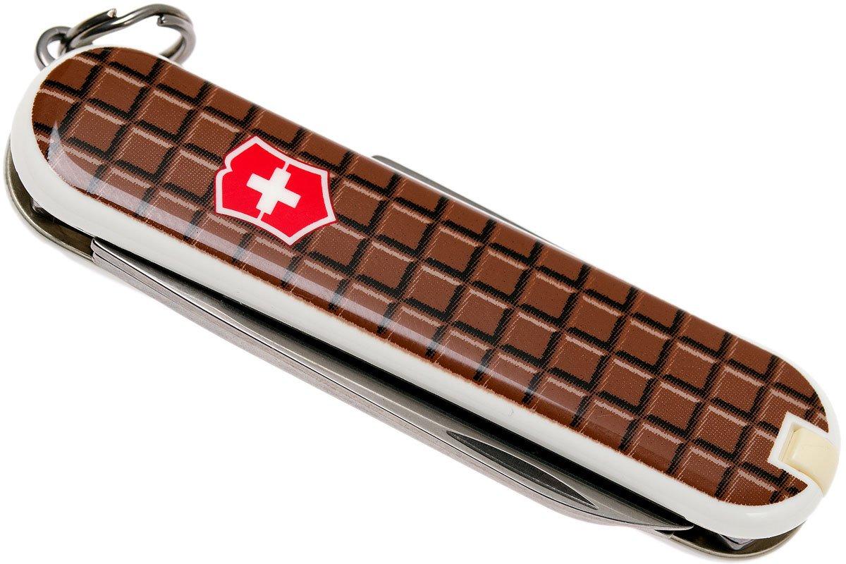 Victorinox Classic, Swiss pocket knife, chocolate