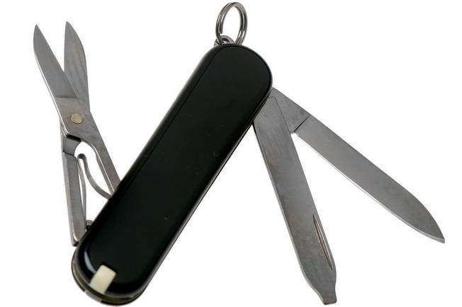 Navaja Victorinox Classic SD Brilliant Carbon fibra carbono 0.6221