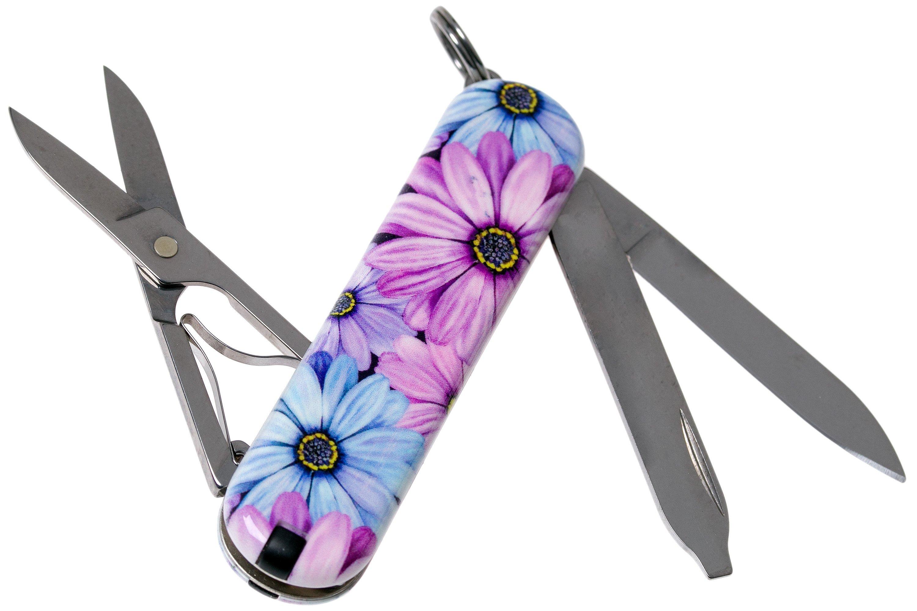 Victorinox Floral Knife Yellow Fold Knife