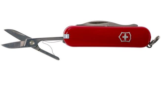  Victorinox Jetsetter Swiss Army Knife, Compact 7 Function Swiss  Made Pocket Knife with Scissors, Magnetic Phillips Screwdriver and Key Ring  – Red : Tools & Home Improvement