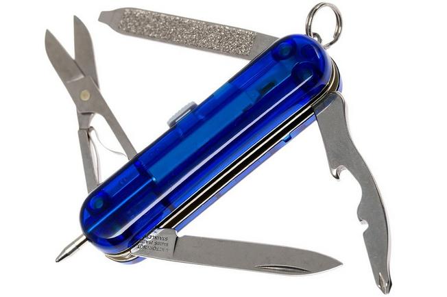 Victorinox Midnite Manager, Swiss pocket knife, transparant blue