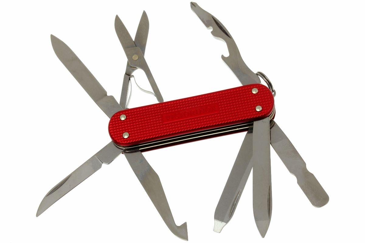  Victorinox Swiss Army Minichamp Pocket Knife, Red