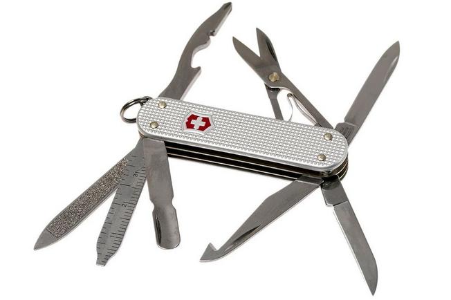 Coltellino svizzero Victorinox Mini Champ Manici Silver Alox