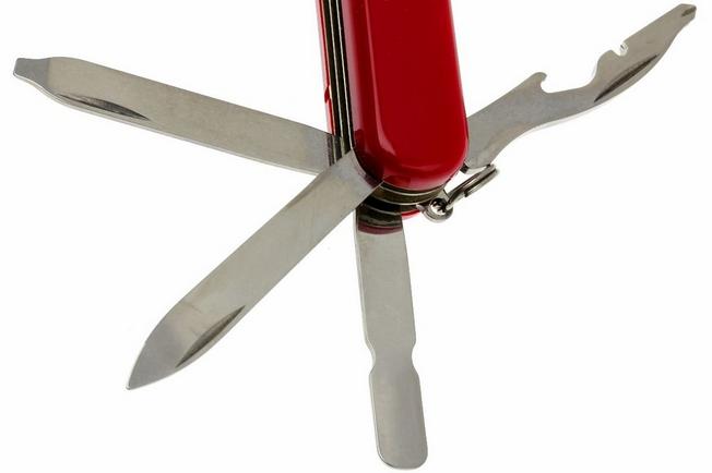  Victorinox Swiss Army Minichamp Pocket Knife, Red, 58mm : Tools  & Home Improvement