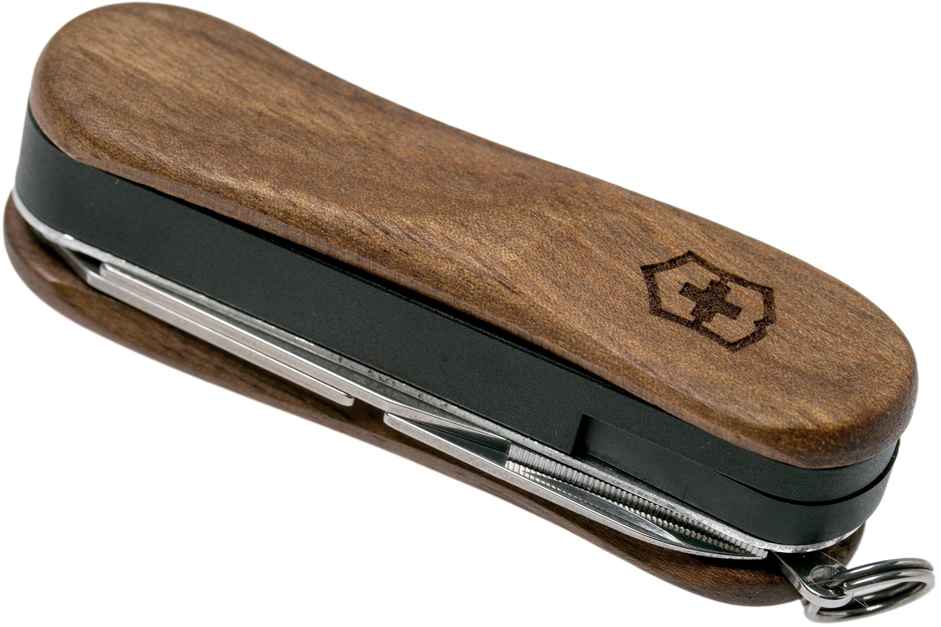 Victorinox Swiss Army Nail Clip 580 Walnut Wood Scales 0.6461.63