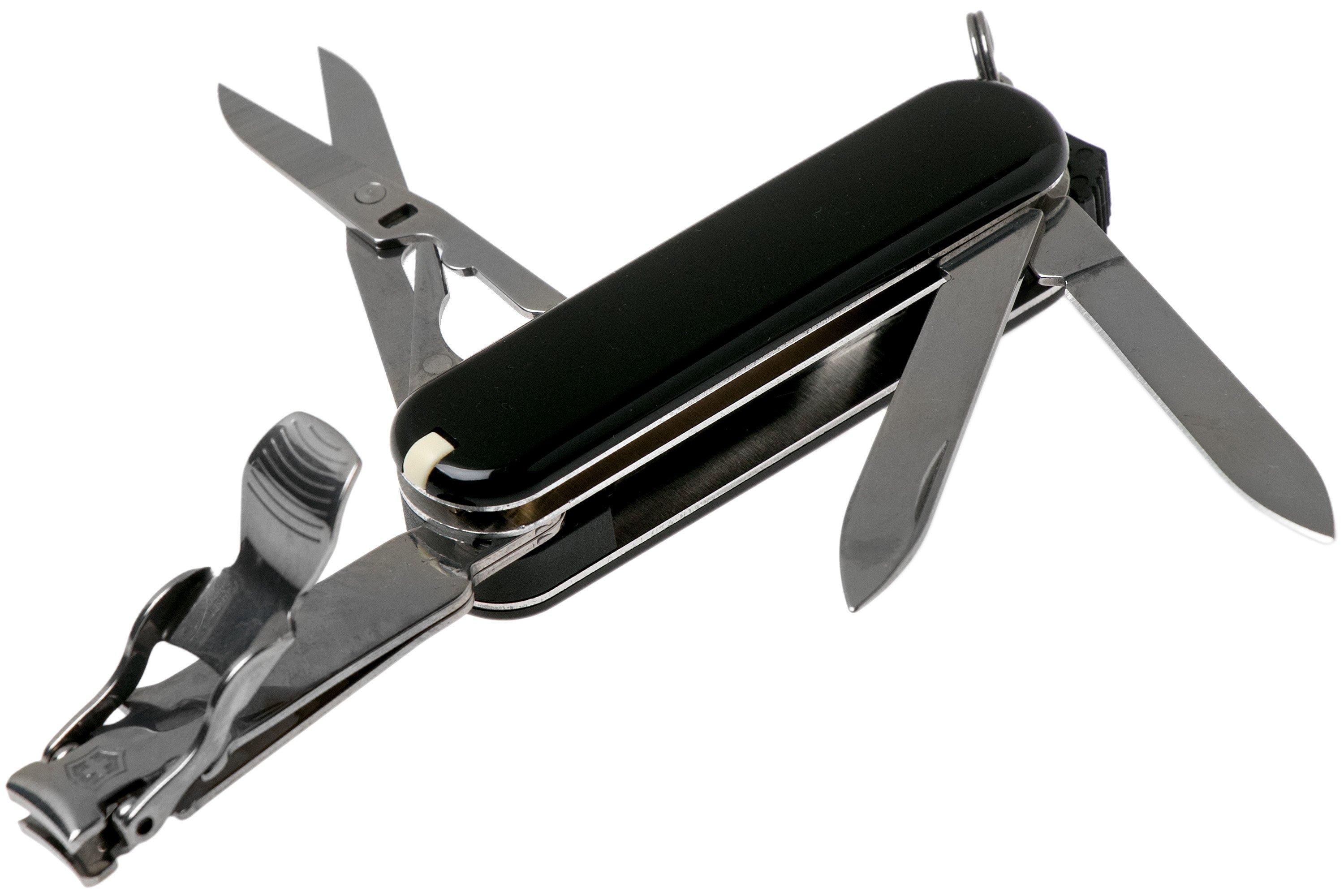 Victorinox Nail Clip 580 Swiss Army Knife Black 0.6463 - Blade HQ