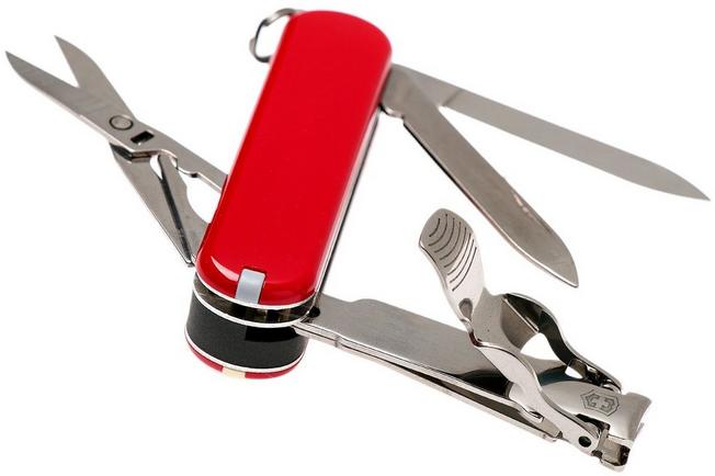 Victorinox Nail Clipper 582 Swiss Army Pocket Nail Clip - Red in