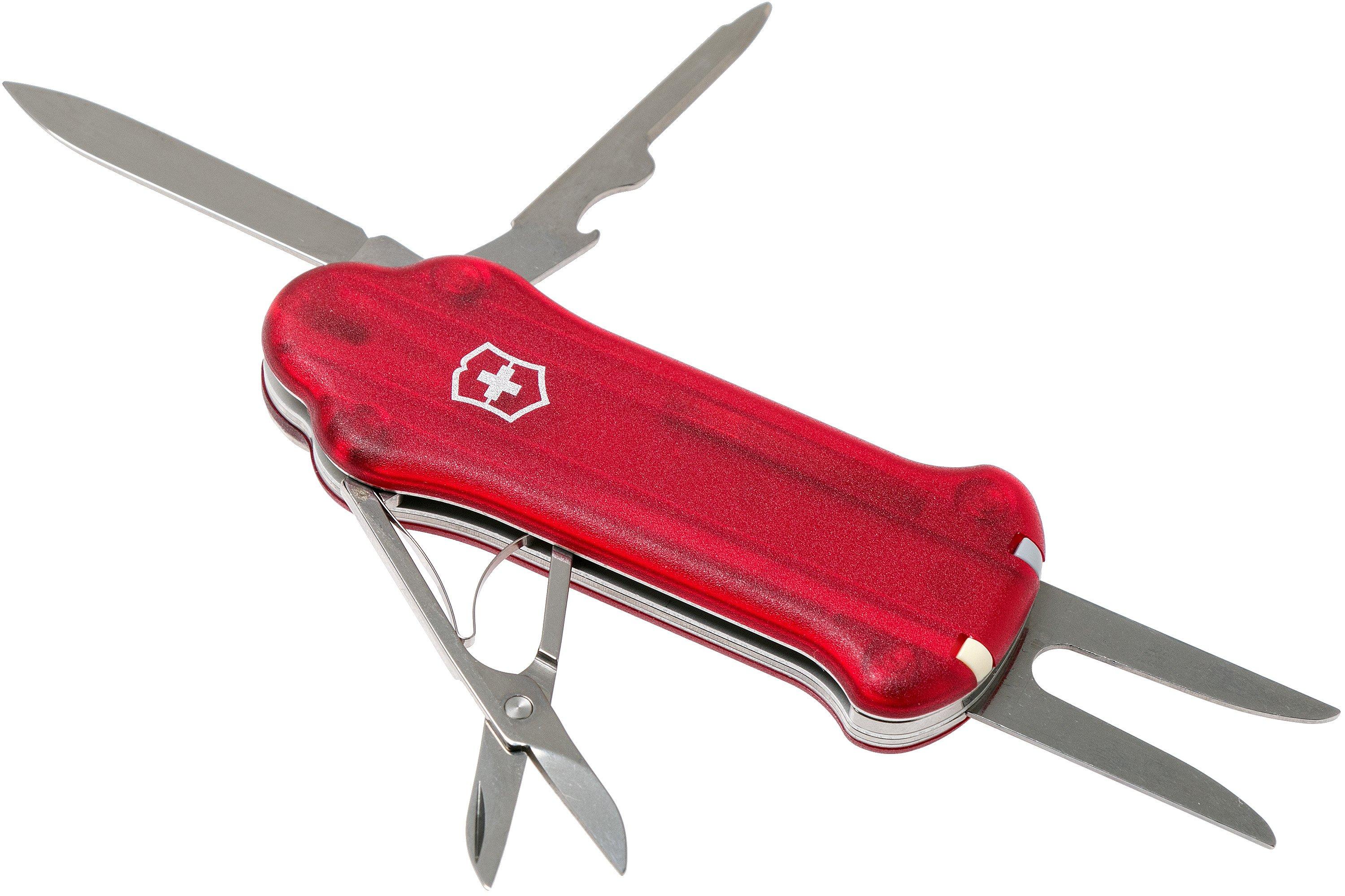 Victorinox Golf Tool red translucent 0.7052.T Advantageously