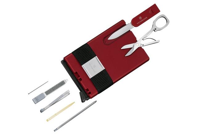 Afbeelding voor Victorinox Secrid Smart Card Wallet 0.7250.13 Iconic Red, mulifunctionele kaarthouder