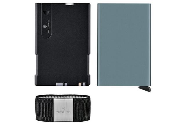 Afbeelding voor Victorinox Secrid Smart Card Wallet 0.7250.36 Sharp Gray, mulifunctionele kaarthouder