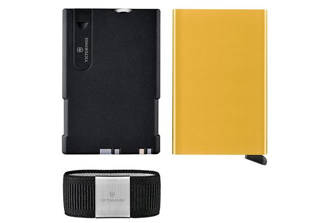 Afbeelding voor Victorinox Secrid Smart Card Wallet 0.7250.38 Delightful Gold, mulifunctionele kaarthouder