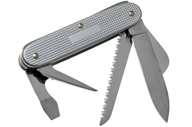 Victorinox Cadet Alox 9 Function Silver Pocket Knife 