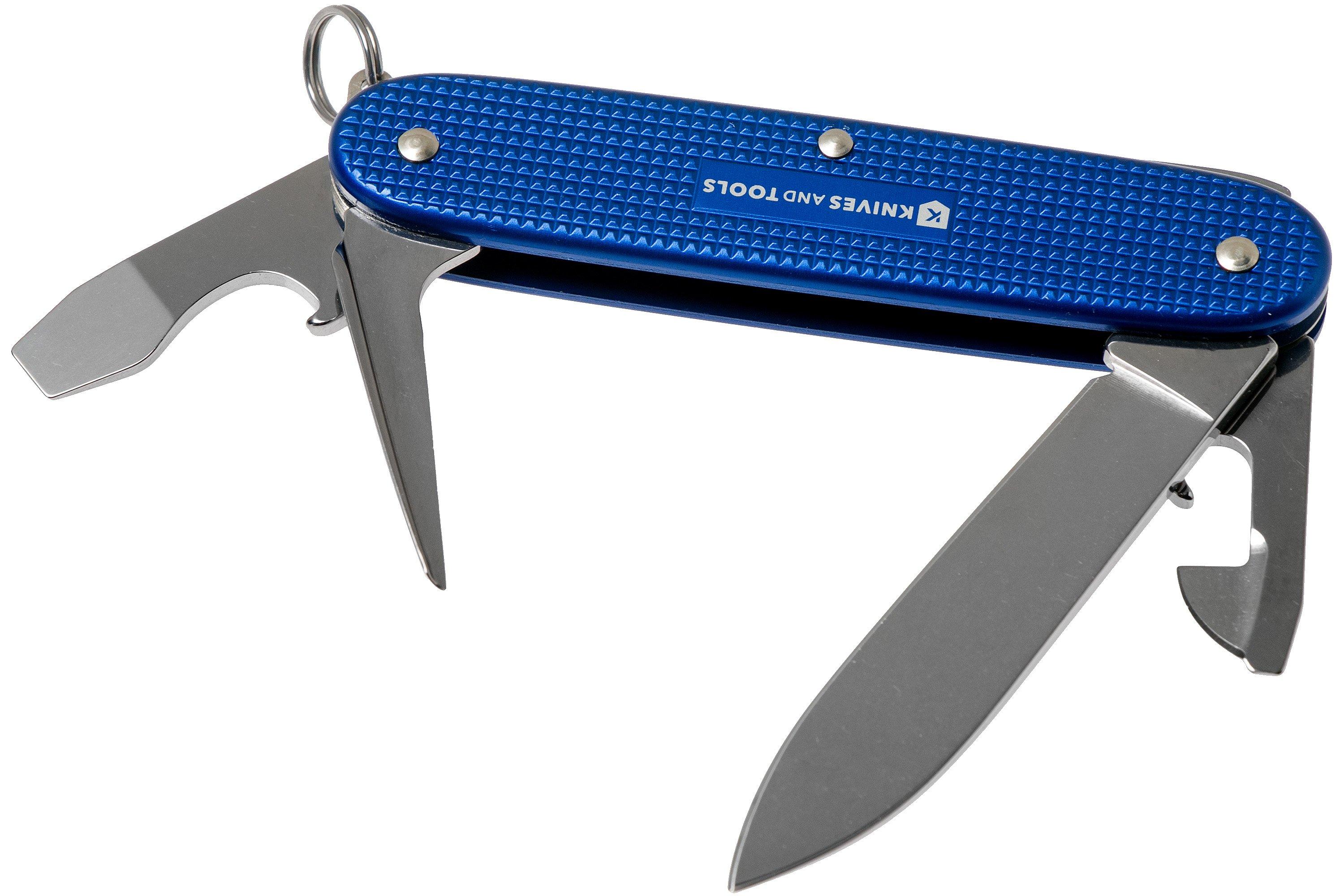 Blue alox swiss army knife sale