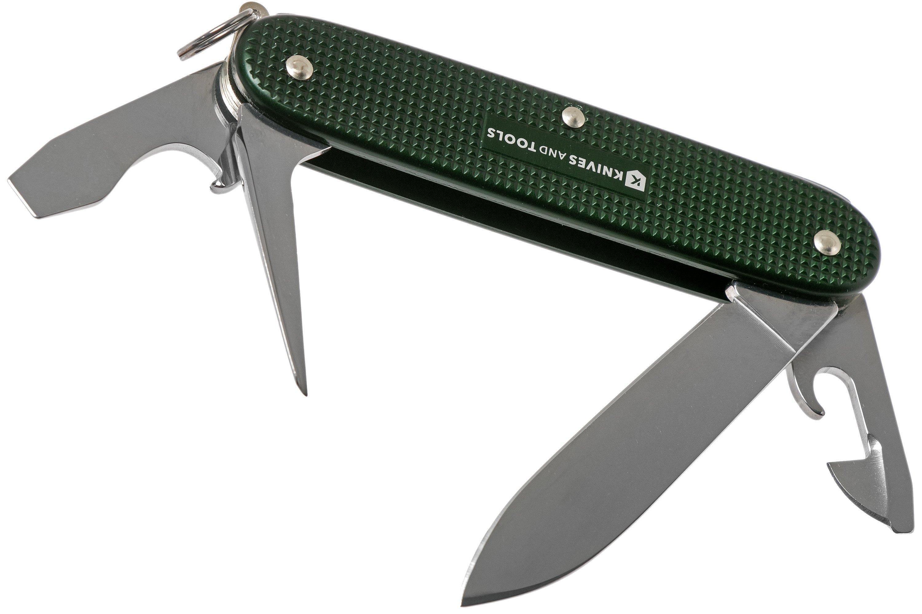 Victorinox Pioneer Green Alox Designer Swiss Army Knife