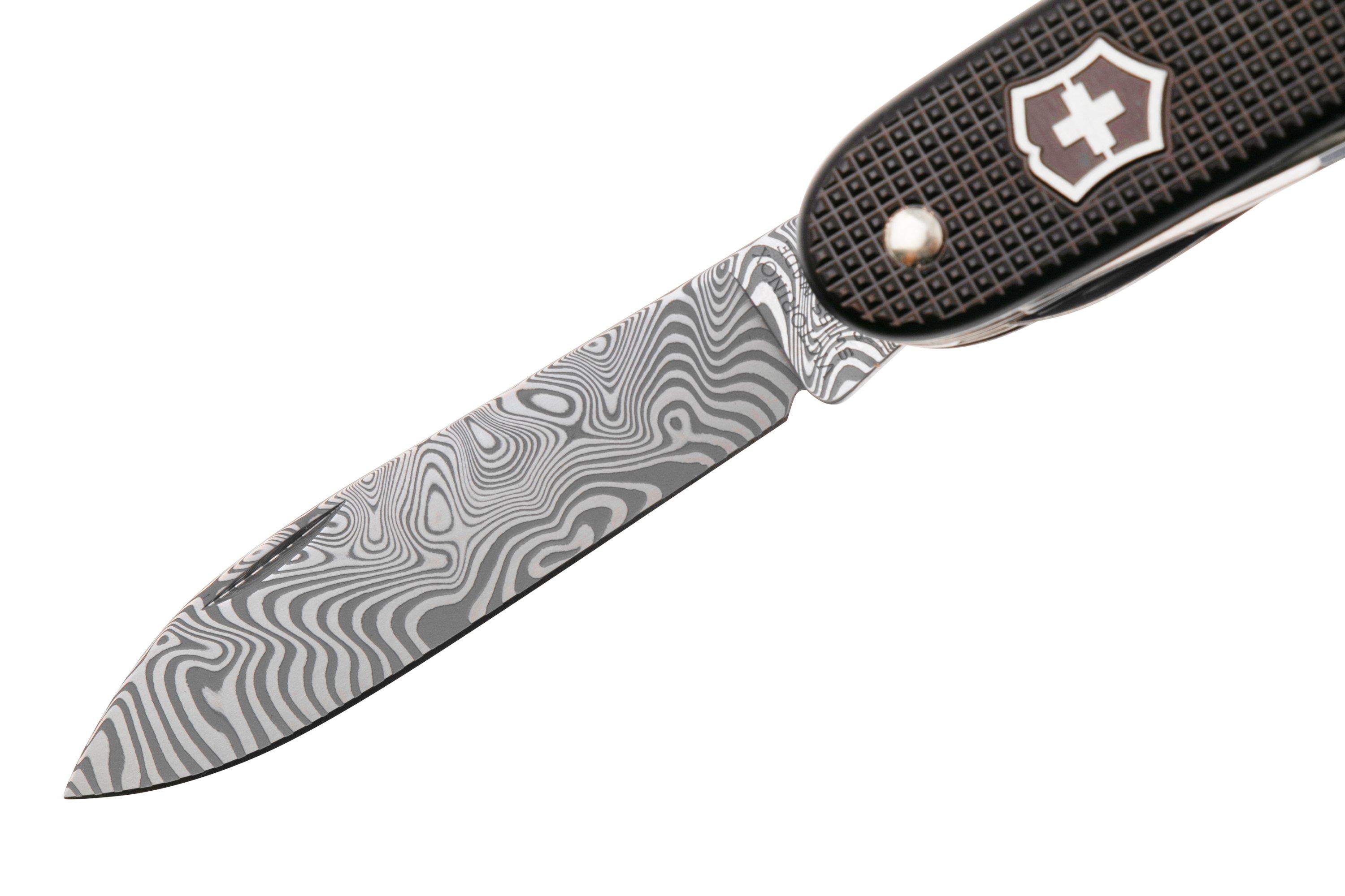 Victorinox Farmer X 0.8271.J24 Dark Brown Alox, Hakkapella Damasteel ...