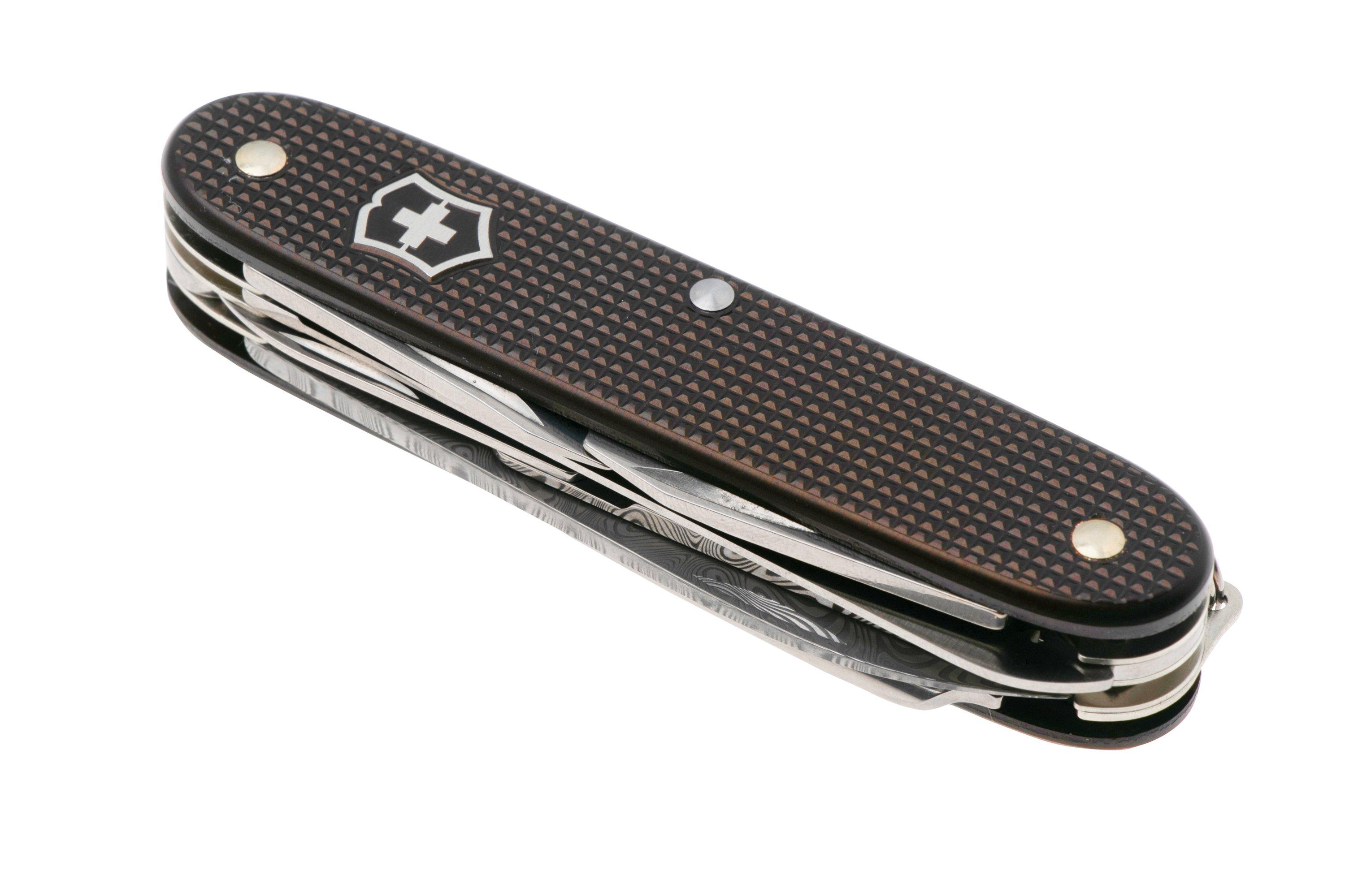 Victorinox Farmer X 0.8271.J24 Dark Brown Alox, Hakkapella Damasteel ...