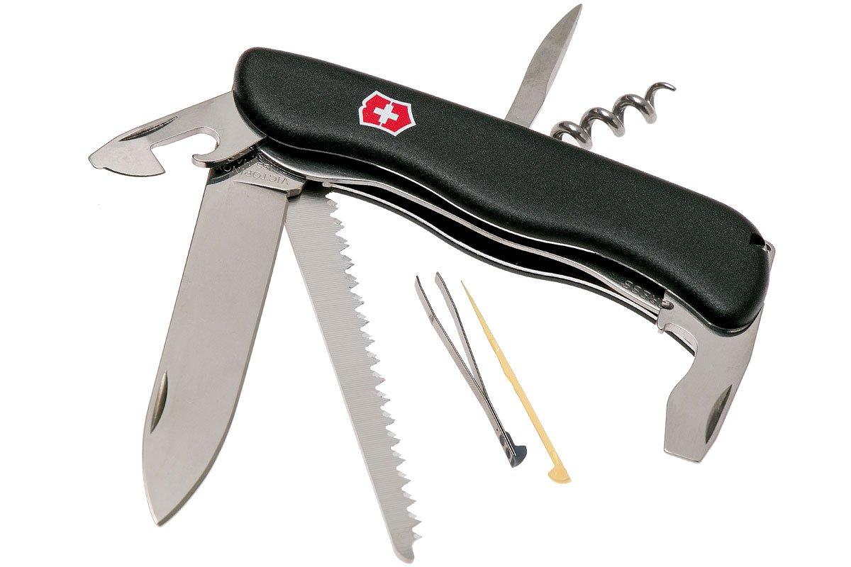 Victorinox Forester black Swiss pocket knife Advantageously