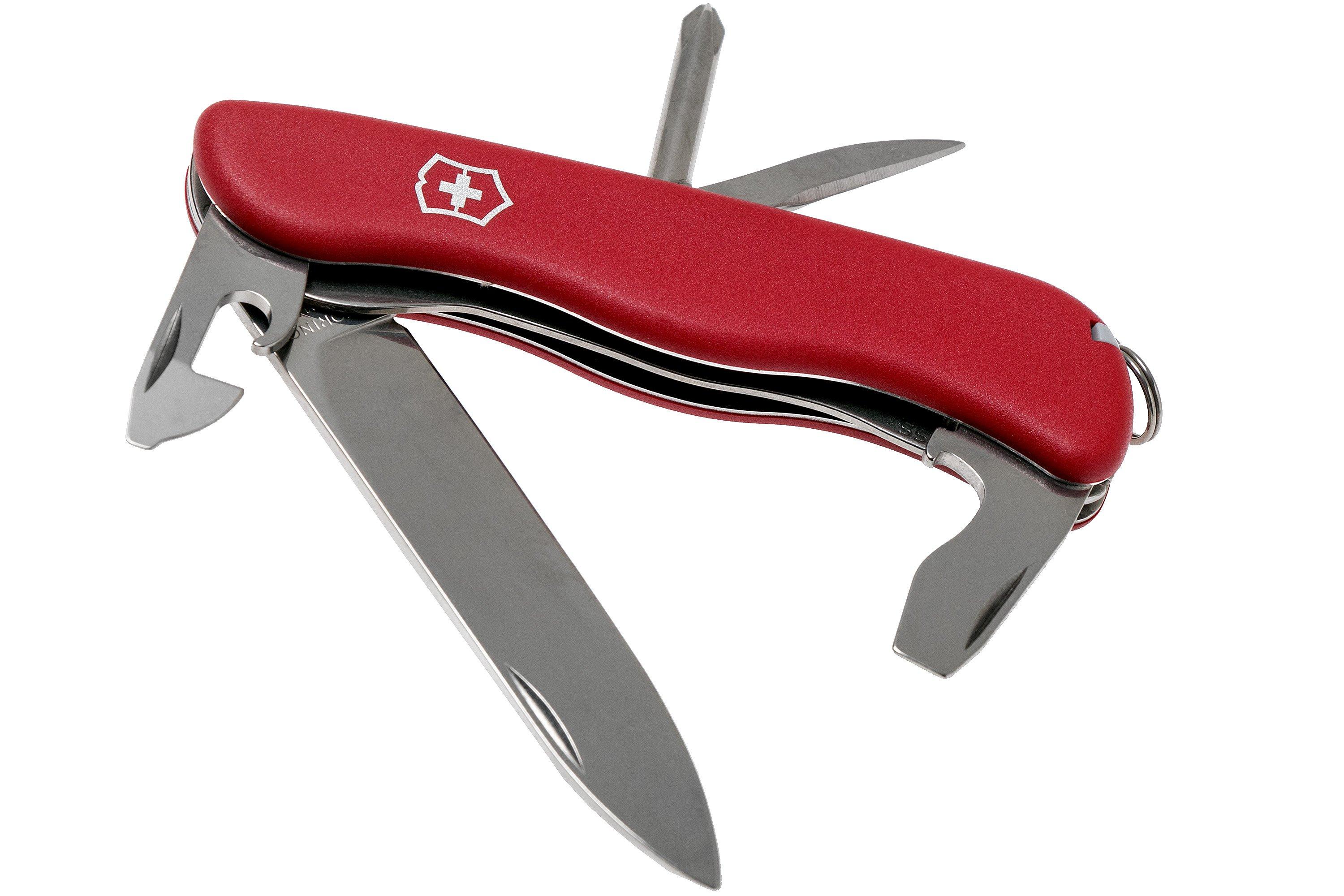 Coltellino svizzero medio Victorinox Recruit Red 0.2503.B1 con 10 funzioni  Include un apriscatole con un