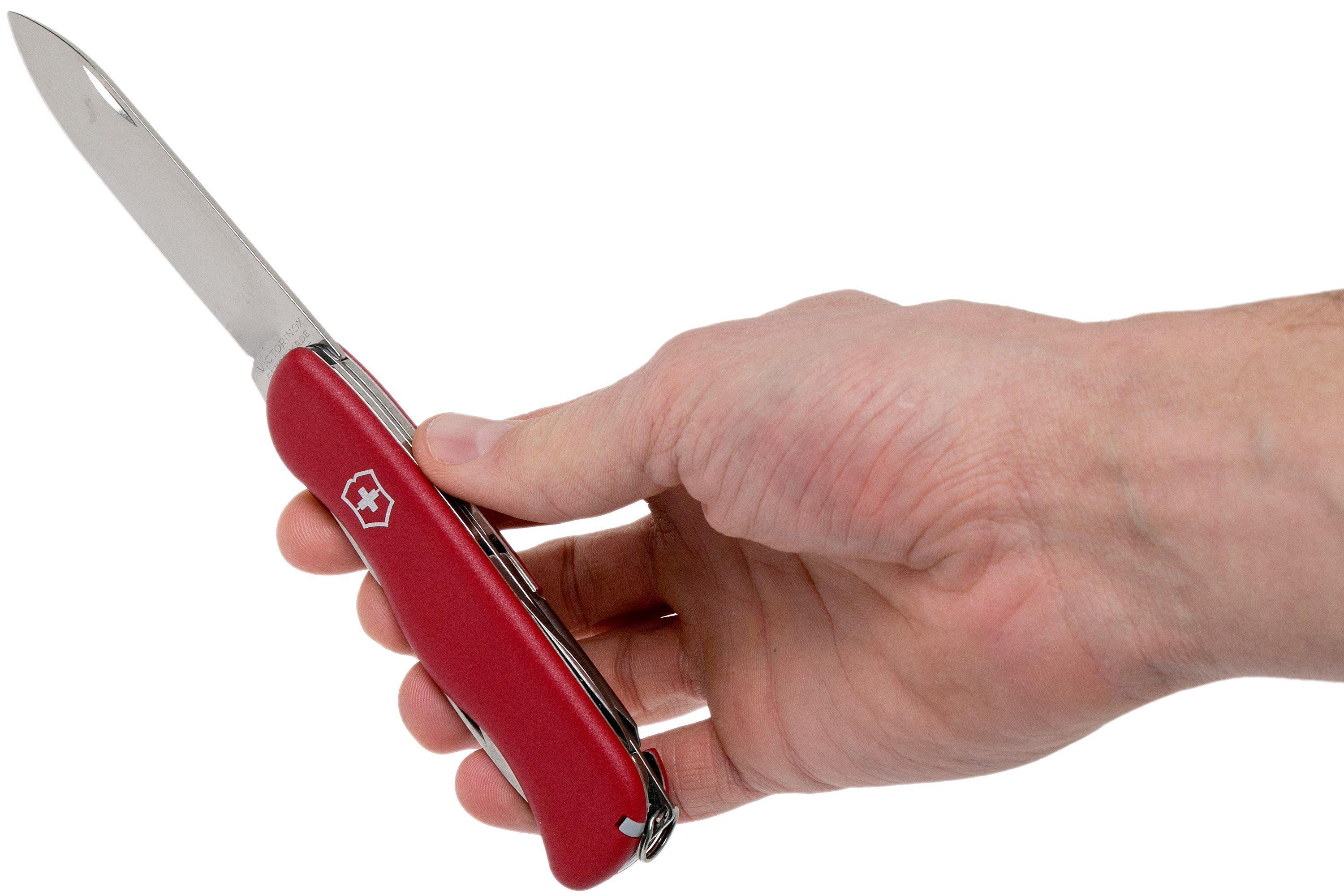 Coltellino svizzero medio Victorinox Recruit Red 0.2503.B1 con 10 funzioni  Include un apriscatole con un