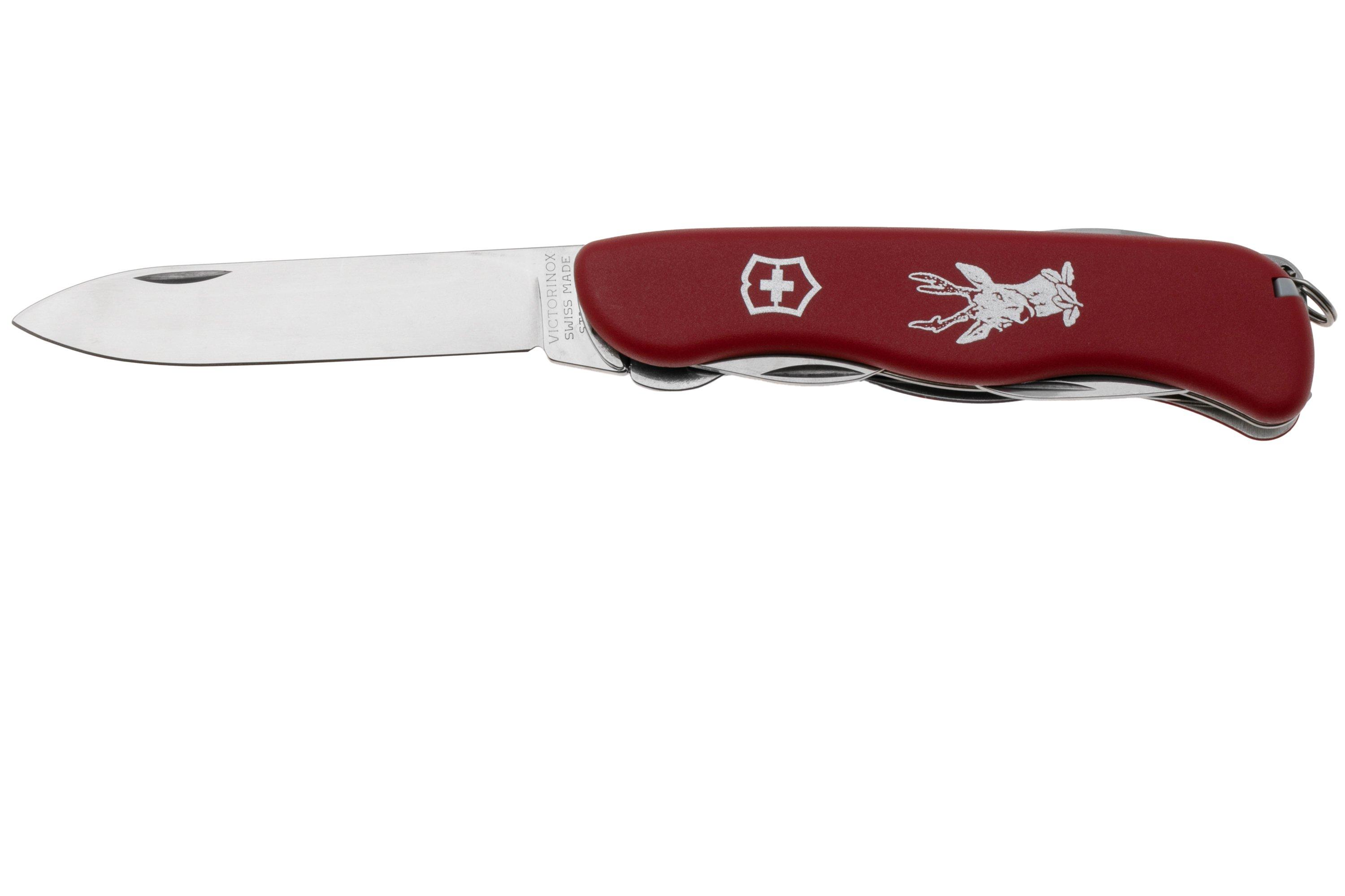 VICTORINOX COLTELLINO SVIZZERO MULTIUSO HUNTER ROSSO V-0.85 73 SEGHETTO  CACCIA