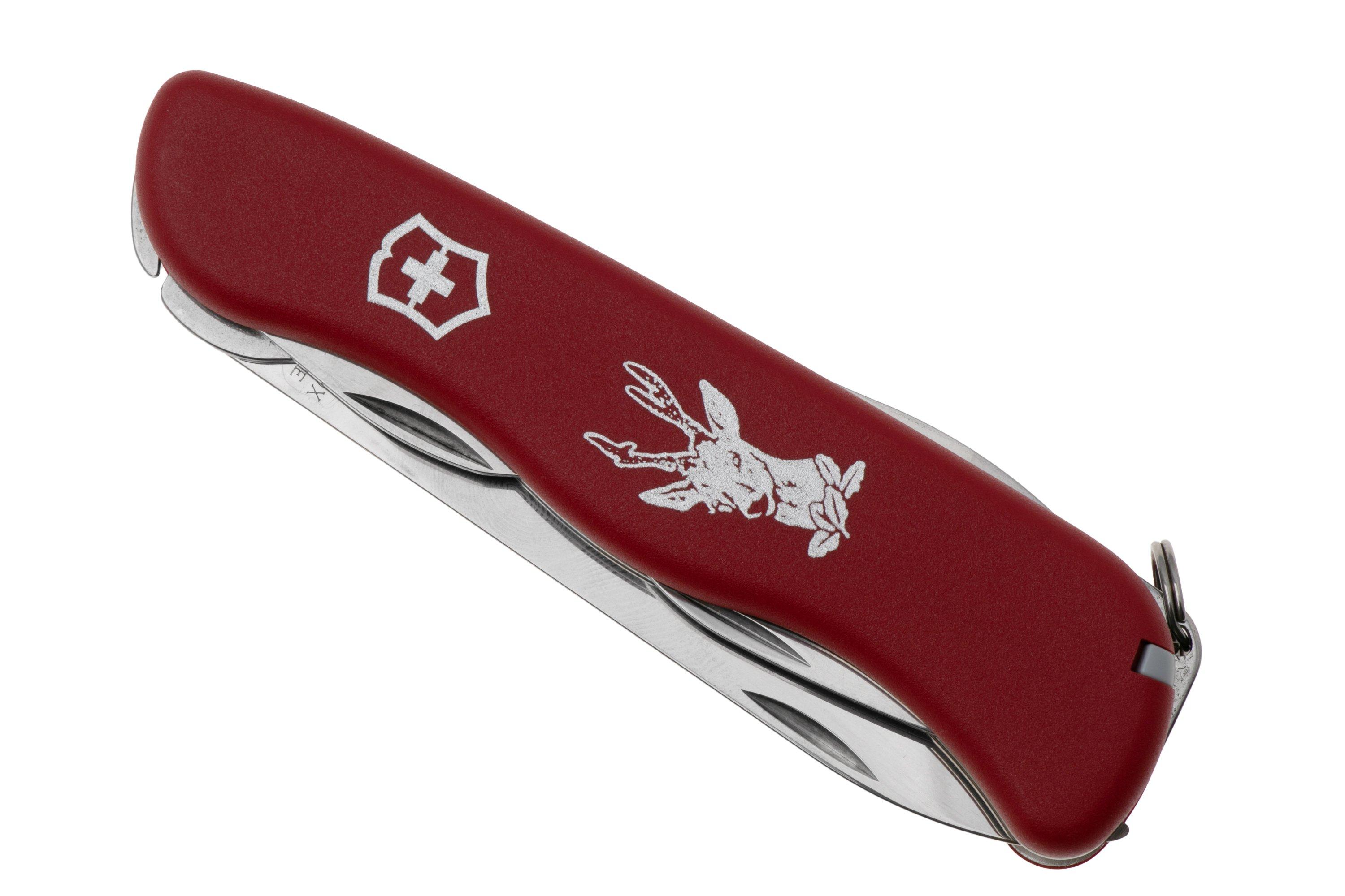 Victorinox Hunter vert 0.8573.4 - Couteau suisse pour chasseurs Liner Lock