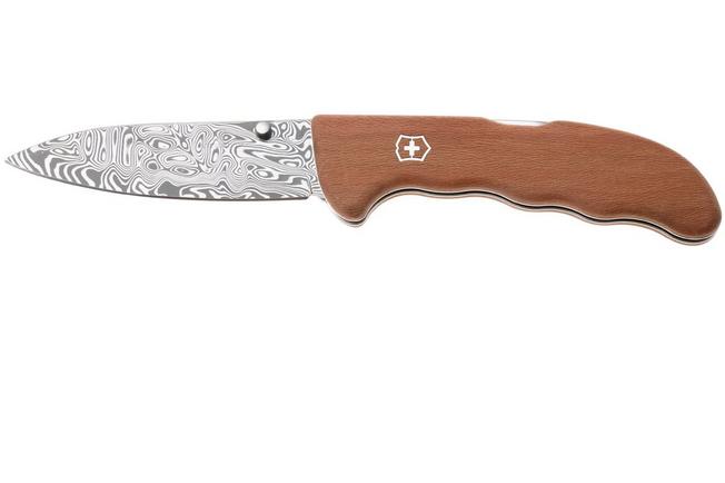 Afbeelding voor Victorinox Evoke 0.9410.J26 Wood, Damasteel Damast, Limited Edition 2026, zakmes