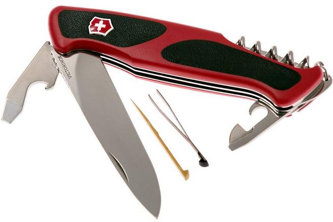 Victorinox Ranger Grip 55 Red and Black Folding Knife