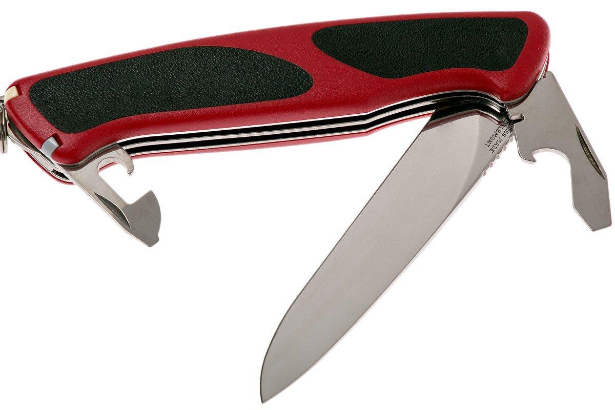 NAVAJA SUIZA VICTORINOX RANGERGRIP 68. ROJA - Aceros de Hispania