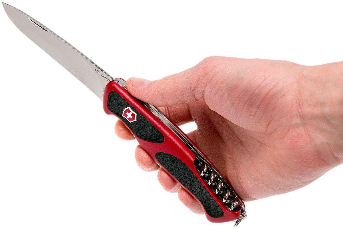 NAVAJA SUIZA VICTORINOX RANGERGRIP 68. ROJA - Aceros de Hispania