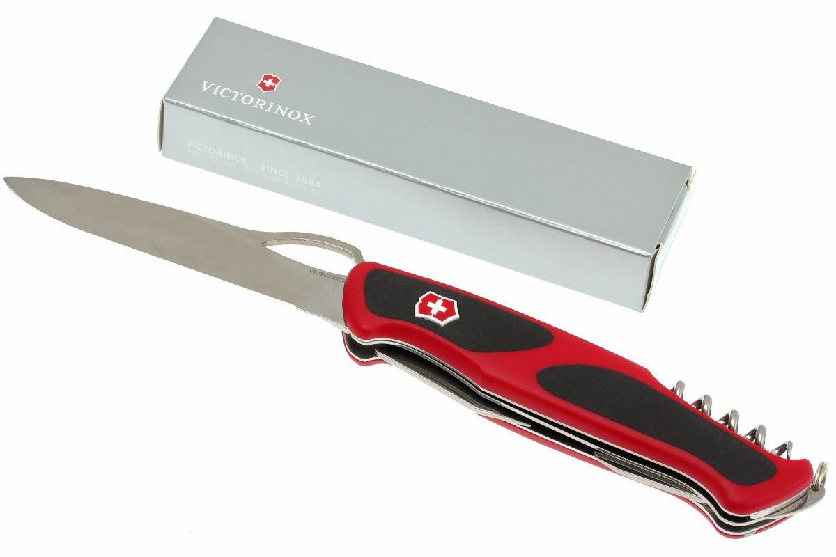 Swiss Pocket Knife Victorinox Ranger Grip 61, 11 Functions, For Stripping  Cables And Opening Bottles, Red And Black Color - Knife - AliExpress