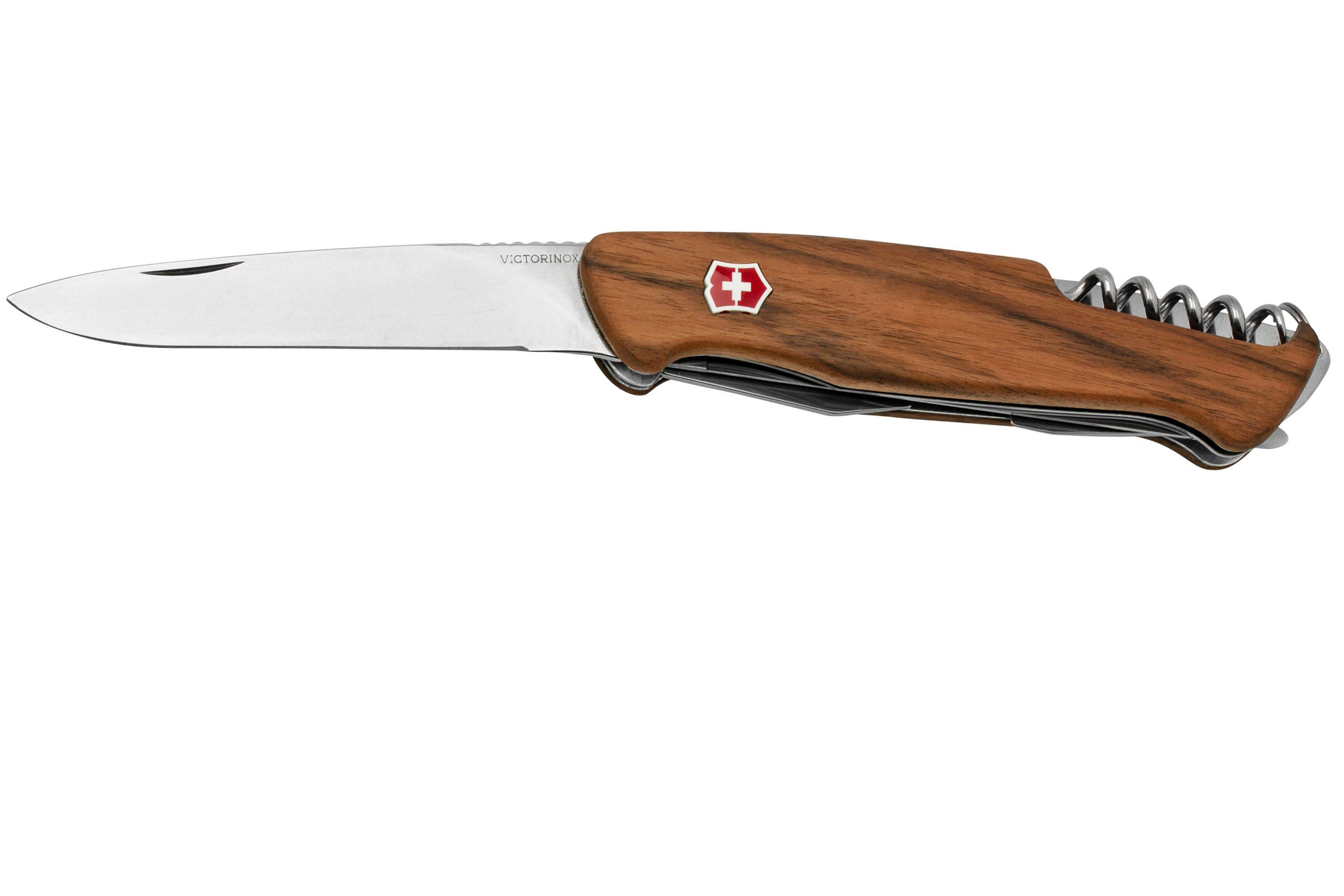 VICTORINOX RANGER WOOD 55 SWISS ARMY KNIFE - 10 FUNCTIONS - Hanleys Ashford