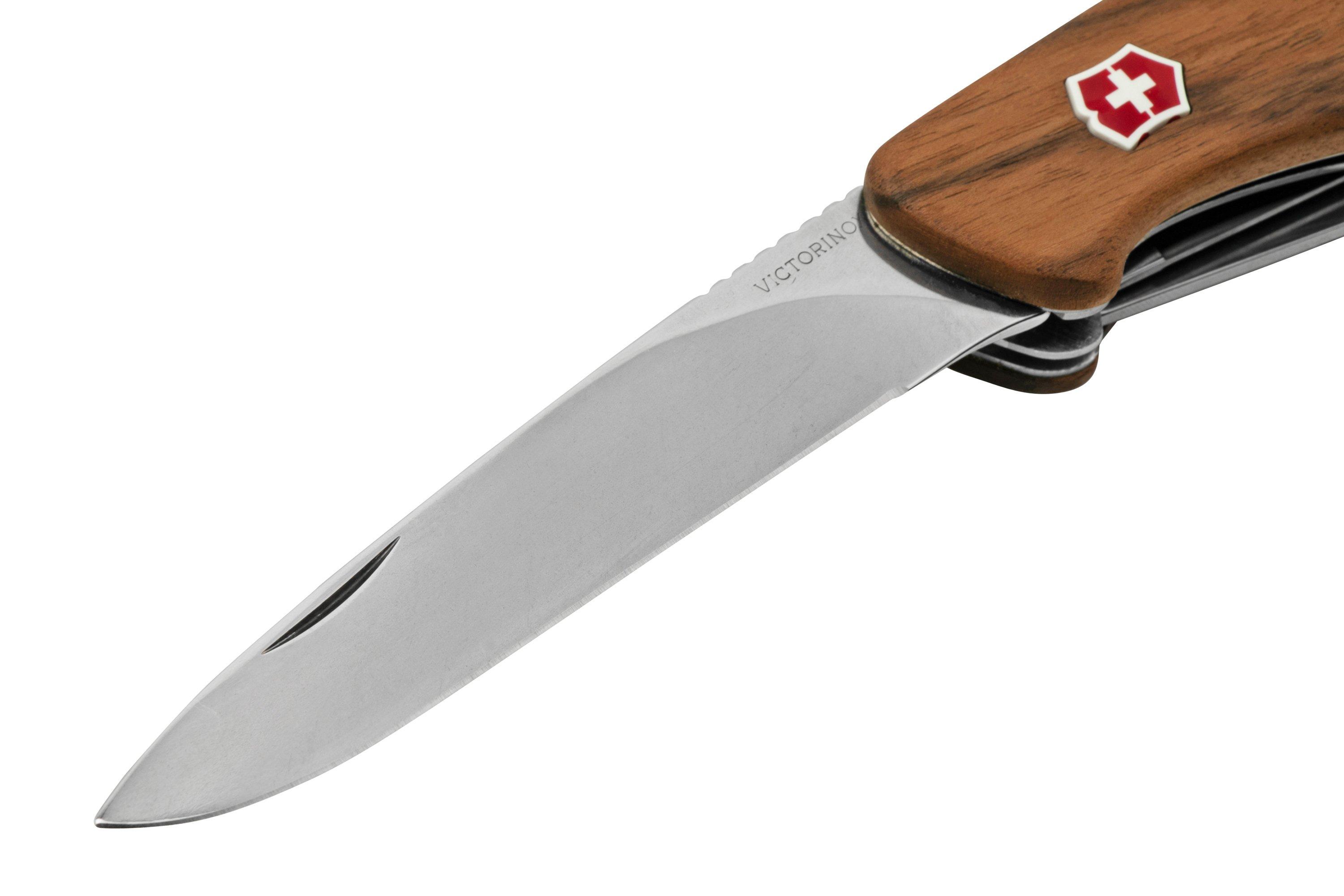 VICTORINOX RANGER WOOD 55 SWISS ARMY KNIFE - 10 FUNCTIONS - Hanleys Ashford